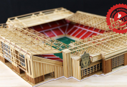 The Anfield stadium of Liverpool model