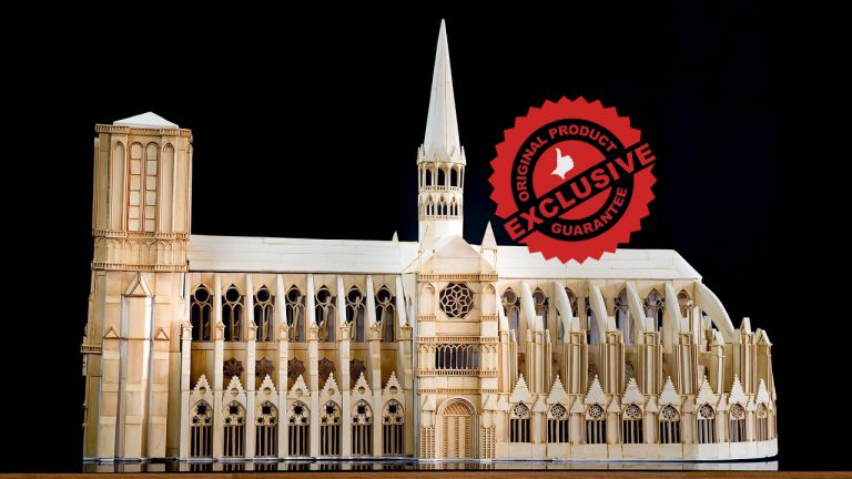 The Notre Dame Cathedral of Paris model