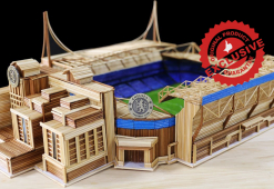 The Stamford Bridge stadium of Chelsea FC model